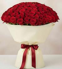 Букет 101 Красная роза Милано #REPLACE_PRED# Благодатном