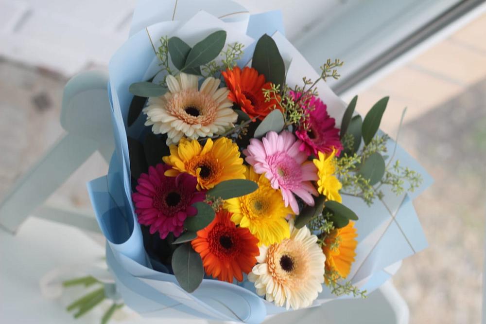 Букет цветов из: Герберы в Благодатном