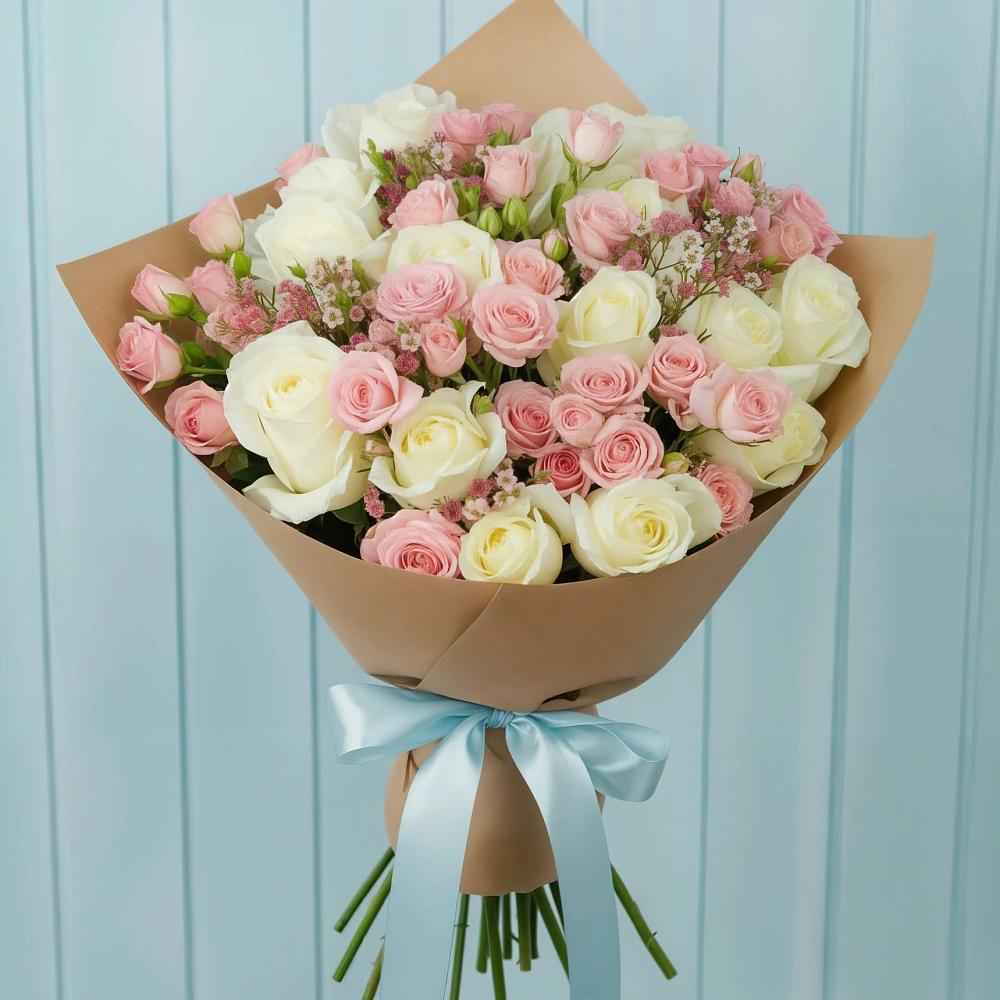 Букет цветов из: Розы в Благодатном