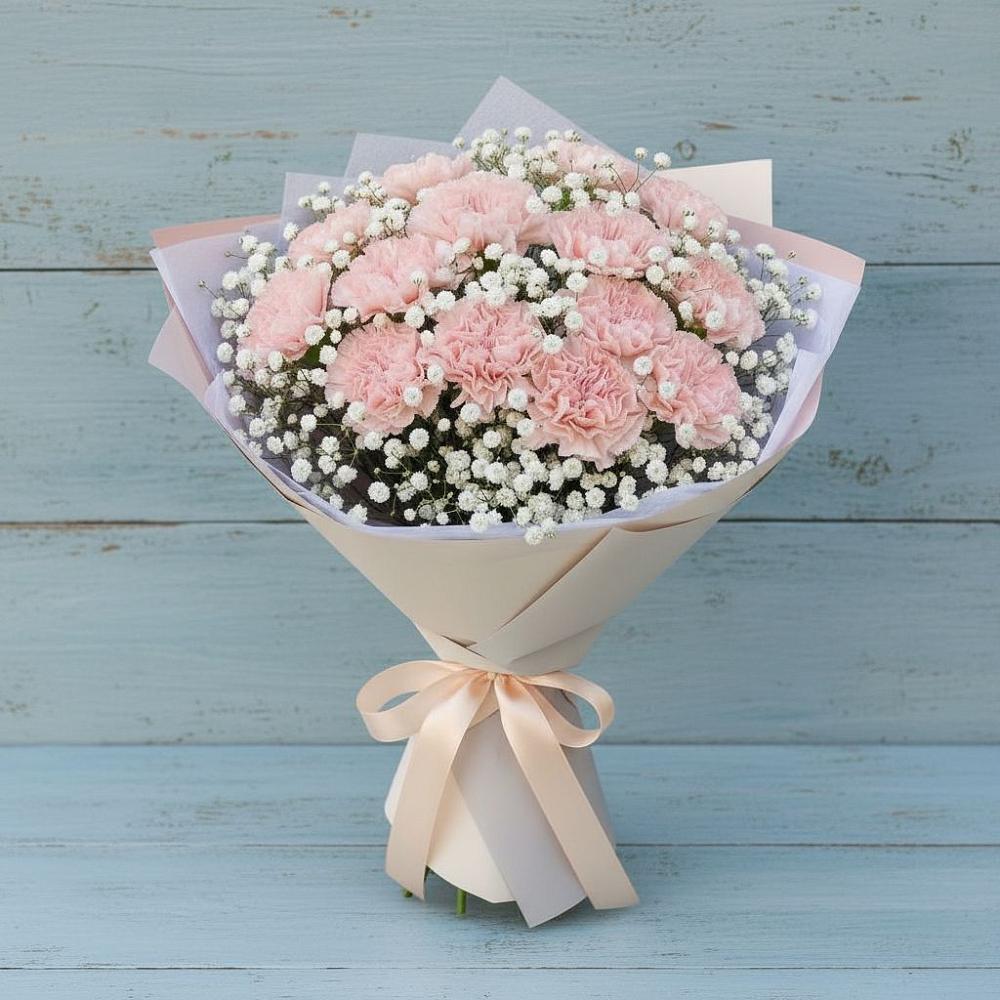 Букет цветов из: Гвоздики в Благодатном