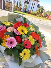Букет цветов из:  Герберы #REPLACE_PRED# Благодатном