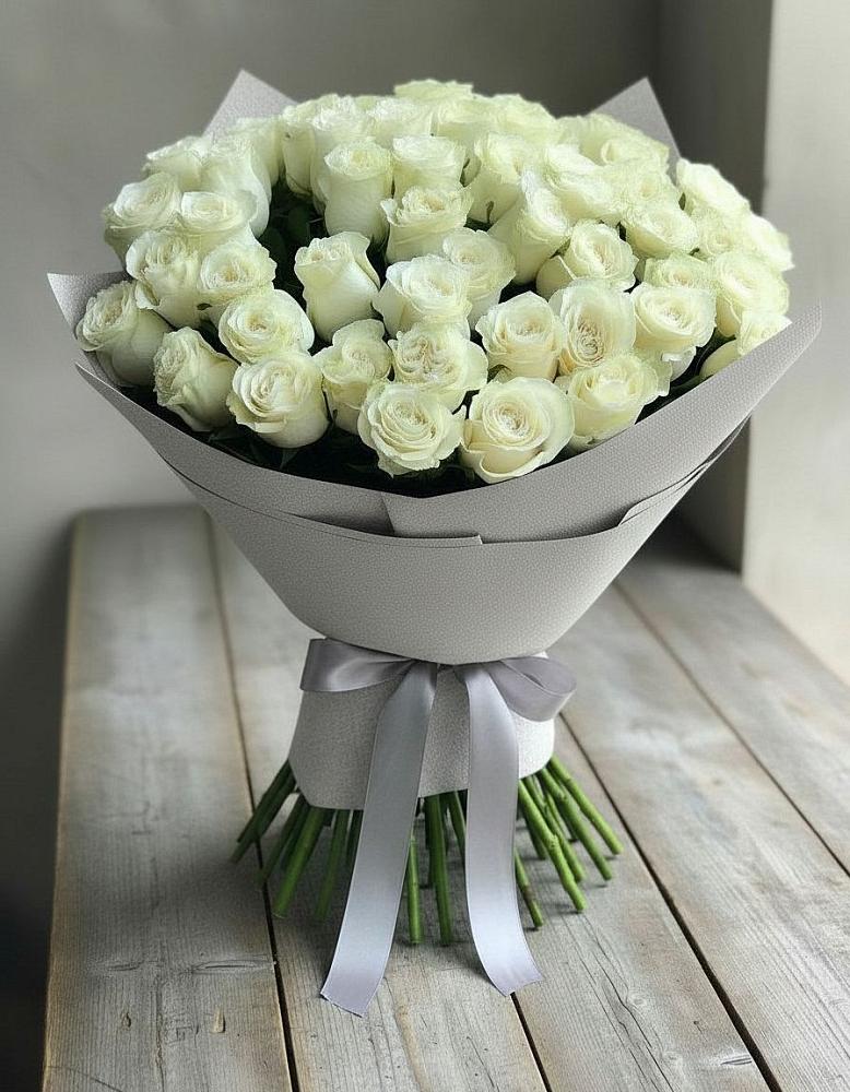 Букет 35 Белых роз в Благодатном