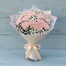 Букет цветов из:  Гвоздики в Благодатном