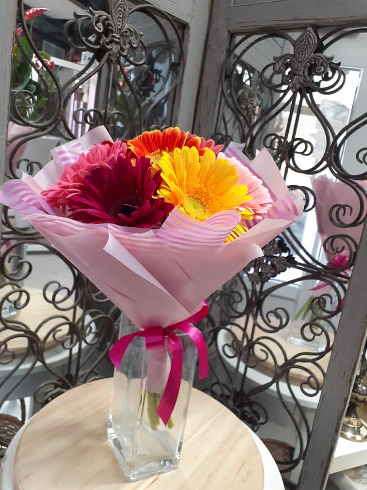 Букет цветов из: Герберы в Благодатном