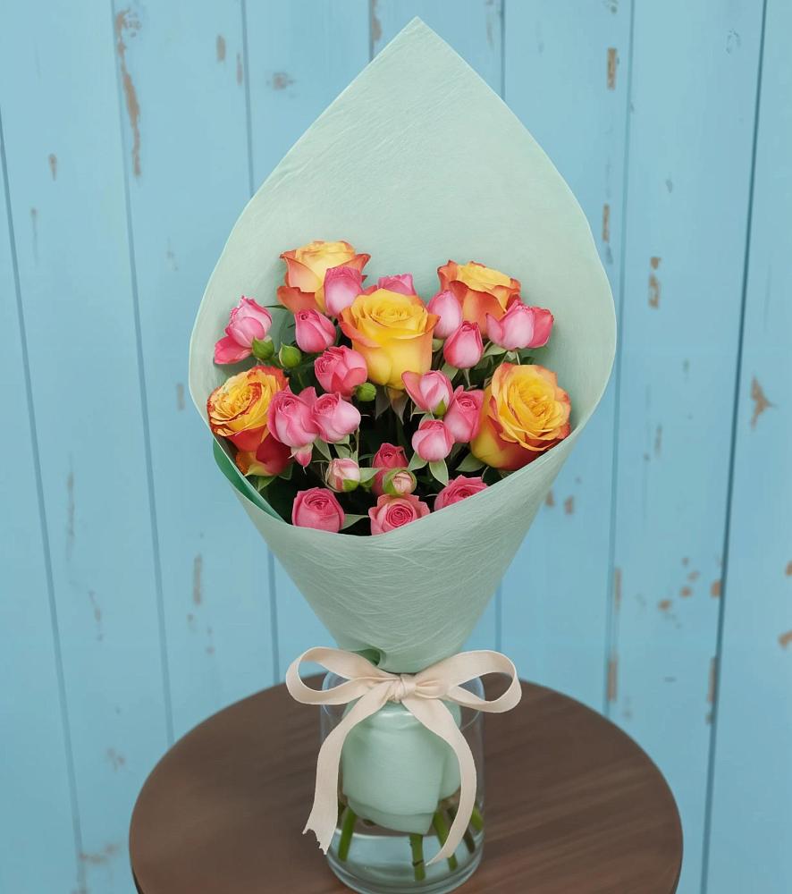 Букет цветов из: Розы в Благодатном