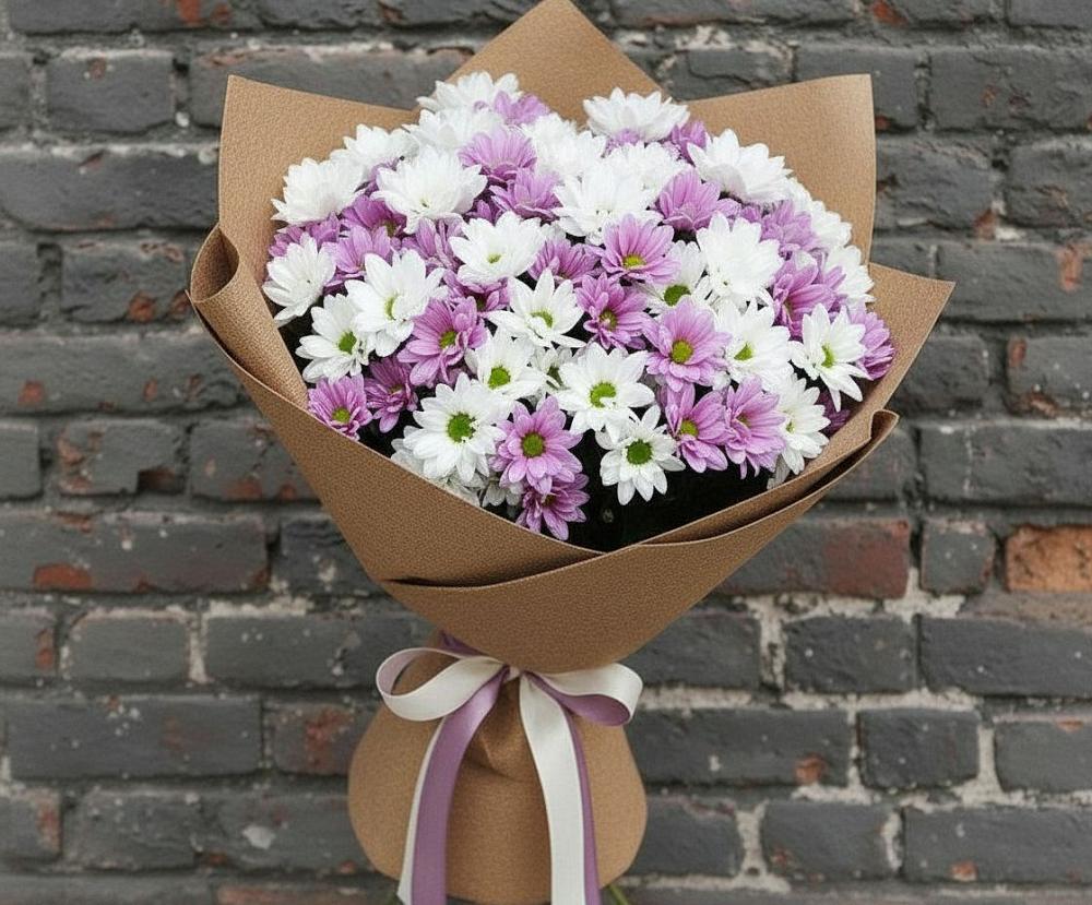 Букет цветов из: Хризантемы в Благодатном