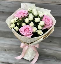 Букет цветов из:  Розы в Благодатном