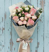 Букет цветов из:  Розы в Благодатном