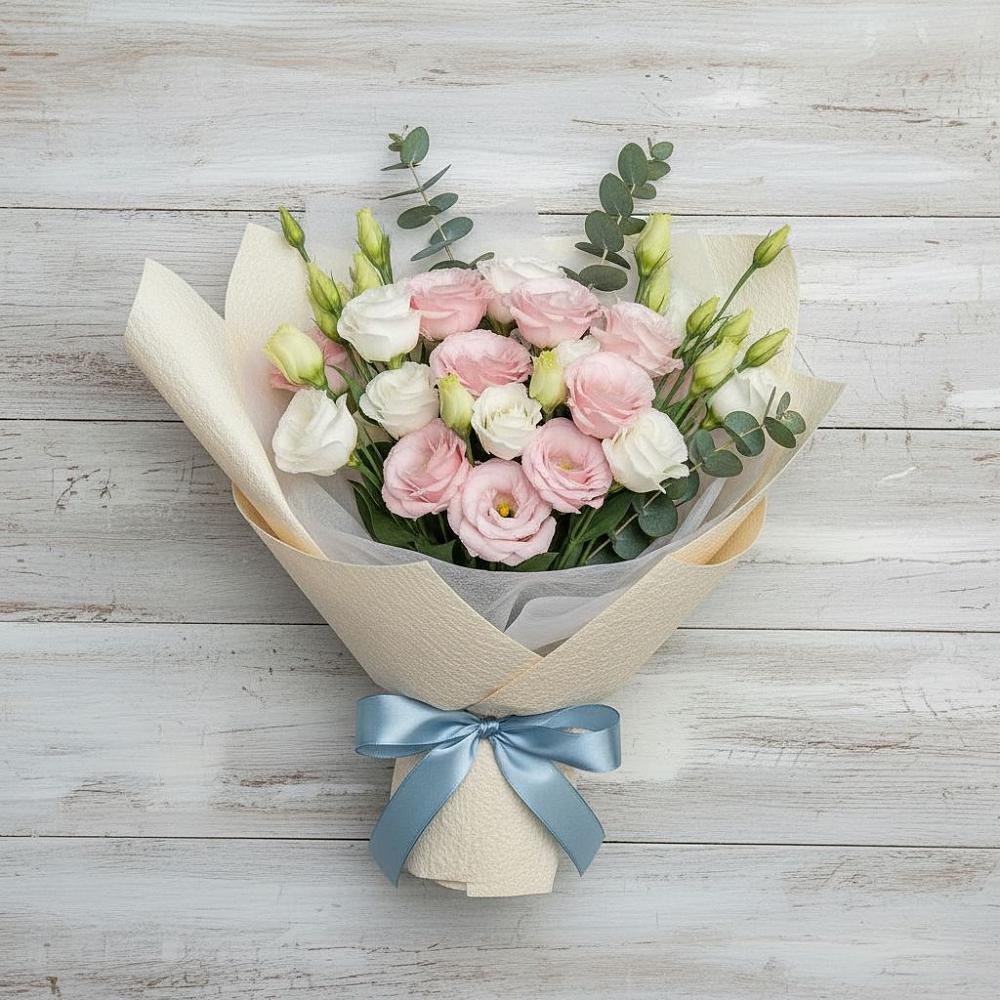 Букет цветов из: Лизиантусы в Благодатном